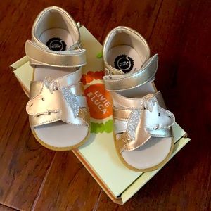 COPY - Livie and Luca Unicorn Metallic Sandals-Sold out!